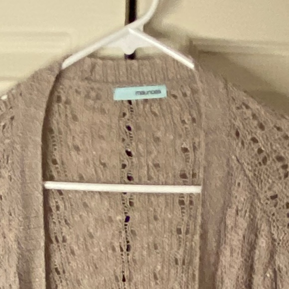 Maurice’s knit cardigan with lace detail - Picture 2 of 4